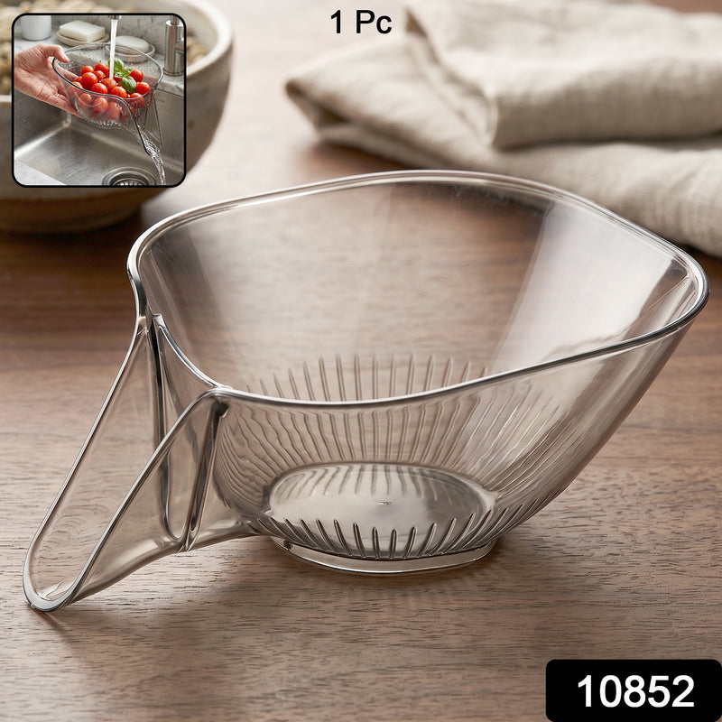 Fruit & Vegetable Washing Strainer Basket with Funnel | Kitchen Sink Drain Basket