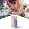 Liquid Dispensing Cleaning Brush with Built-In Soap Dispenser
