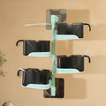 Rotating Spice Jars Vertical Rotatable Seasoning Box 5 Section (1 Set)