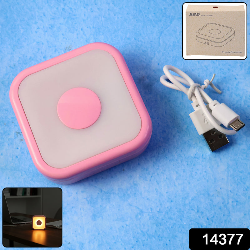 USB Touch Sensor LED Night Lamp | Portable Ambient Light for Bedroom & Study