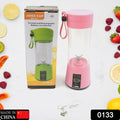 Portable USB Electric Juicer & Protein Shaker – 6 Blades, Rechargeable Mini Blender