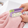 Liquid Dispensing Cleaning Brush with Built-In Soap Dispenser