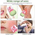 Ice Roller For Face Massage Eye Anti-leak Silicone With Cleansing Brush