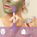 Double-headed Silicone Mask Brush Face Cleansing Mud Mask (1 Pc)