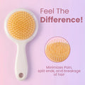 Cute Star Design Kids Hair Brush Soft Bristle Detangling Comb (1 Pc)