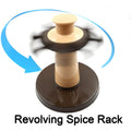 360° Revolving Spice Rack with 8 Jars | Kitchen Condiment Organizer (120ml)