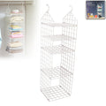 5-Layer Foldable Clothes Storage Rack | Wardrobe Organizer for Socks Scarves & T-Shirts