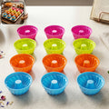 Reusable Silicone Cupcake Mould Set | Non-Stick Baking Cups (12 Pc)