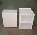 Foldable Stackable Storage Organizer Cart With Drawer Shelf (2 Layer)