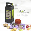 4-in-1 Plastic Vegetable & Fruit Grater and Slicer for Kitchen