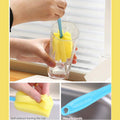 Sponge Cup Washing Brush | Milk Bottle & Tea Cup Cleaning Brush (20cm)