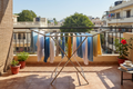 Premium Heavy Duty Stainless Steel 3 Layer Foldable Cloth Drying Stand (1 Set)