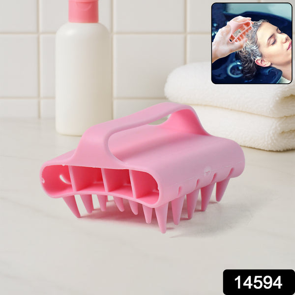 Scalp Massager Shampoo Brush Soft Silicone Hair Washing Comb