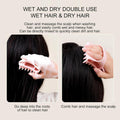 Scalp Massager Shampoo Brush Soft Silicone Hair Washing Comb