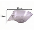 Fruit & Vegetable Washing Strainer Basket with Funnel | Kitchen Sink Drain Basket