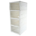 Stackable Multifunctional Storage Foldable Drawer Shelf Cart (4 Layer)