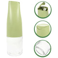 Oil Dispenser 500ml Glass Oil Pot Automatic Open Lid