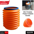 Foldable Storage Bucket Water Container Dustbin Multiuse