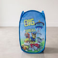 Foldable Laundry Basket Fabric Mesh Clothes Hamper (34x34x55cm)