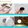 Round 8 LED Motion Sensor Induction Night Light