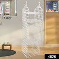 5-Layer Foldable Clothes Storage Rack | Wardrobe Organizer for Socks Scarves & T-Shirts