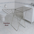 Premium Stainless Steel Heavy Duty Foldable Cloth Drying Stand (1 Pc)
