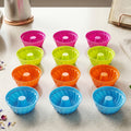 Reusable Silicone Cupcake Mould Set | Non-Stick Baking Cups (12 Pc)