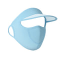 Womens Full Face UV Protection Cap With Built-in Mask Wide Brim Visor