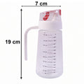 Glass Oil Dispenser Bottle 500ml with Auto-Flip Cap & Side Handle | Leak-Proof Pourer