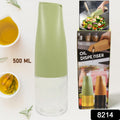 Oil Dispenser 500ml Glass Oil Pot Automatic Open Lid