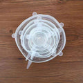 Silicone Stretch Lids Food Cover Set | Freezer & Microwave Safe (6 Pcs)