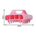Scalp Massager Shampoo Brush Soft Silicone Hair Washing Comb