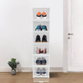 Stackable Foldable Drawer Shelf Storage Organizer Cart 6 Layer (1 Pc)