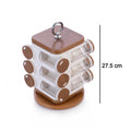 Ganesh 12-Jar Revolving Spice Rack & Masala Box | Food-Grade Plastic