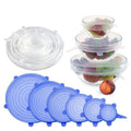 Silicone Stretchable Lid Set for Containers | Multi-Size Food Covers