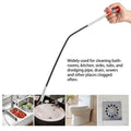 Metal Wire Brush Sink Cleaning Hook | Sewer Dredging Device for Kitchen & Bathroom