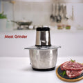 Electric Meat Grinder & Food Chopper with Bowl | 3L 300W Stainless Steel